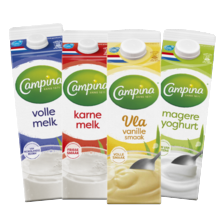 Campina melk, karnemelk, yoghurt of vla*
